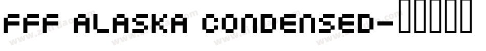 FFF Alaska Condensed字体转换